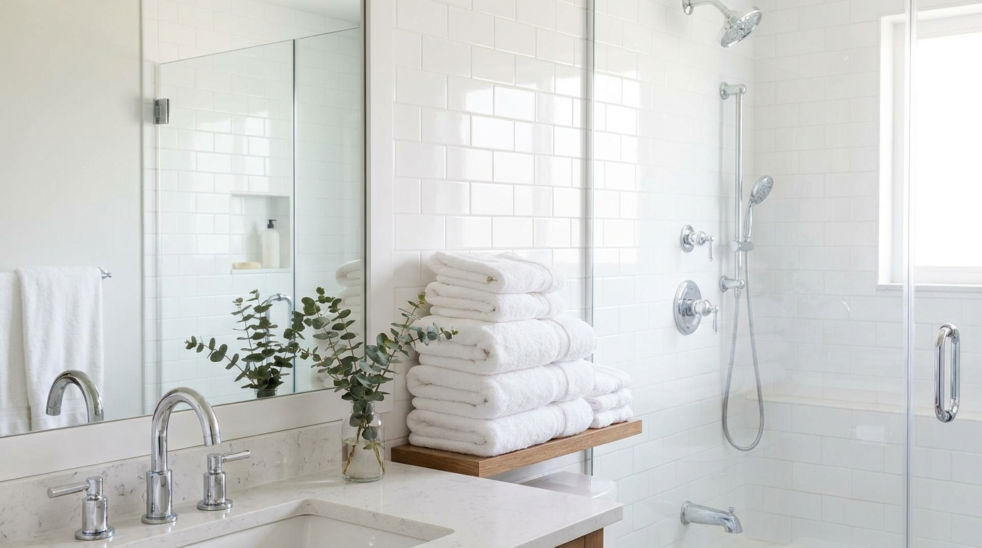 Clean bathroom